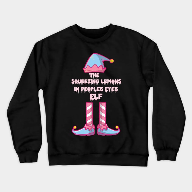 Pastel Goth Christmas Elf Kawaii Gothic Sarcastic Eboy Egirl Crewneck Sweatshirt by TellingTales